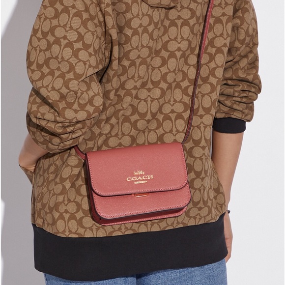 COACH Mini Brynn Crossbody COLOR:
Gold/Taffy - Picture 2 of 16